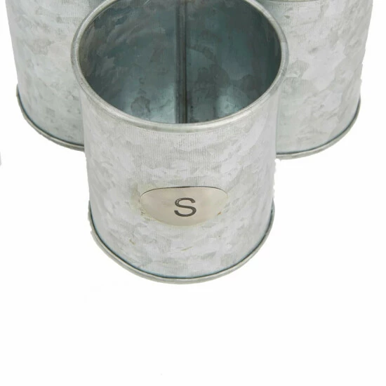 Buy π Mind Reader MindReader 3-Section Round Galvanized Steel Utensil Holder π₯ 7 Buy π Mind Reader MindReader 3-Section Round Galvanized Steel Utensil Holder π₯ - Image 7