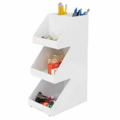 Brand new ⭐ Mind Reader Acrylic 3-Tier Coffee / Tea Condiment Organizer White White 🌟 -Mind Reader Sales Store unnamed file 1099