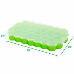Coupon 😍 Mind Reader Silicone Freezer Tray, Honeycomb Ice Mold With Cover 🎁 -Mind Reader Sales Store unnamed file 1118