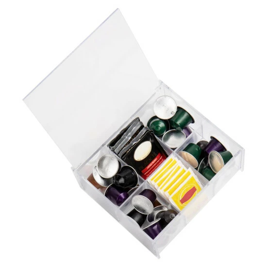 Flash Sale π₯° Mind Reader Acrylic Tea Bag Storage And 6 Compartment Holder With Lid π 2 Flash Sale π₯° Mind Reader Acrylic Tea Bag Storage And 6 Compartment Holder With Lid π - Image 2