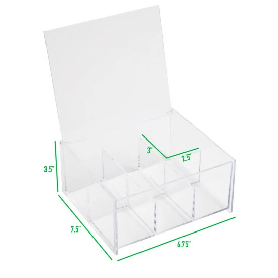 Flash Sale π₯° Mind Reader Acrylic Tea Bag Storage And 6 Compartment Holder With Lid π 7 Flash Sale π₯° Mind Reader Acrylic Tea Bag Storage And 6 Compartment Holder With Lid π - Image 7