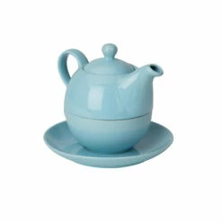 Best Sale 🛒 Mind Reader Duo Ceramic Teapot With Lid, Teacup And Saucer Set Blue Blue ✔️ -Mind Reader Sales Store unnamed file 1219