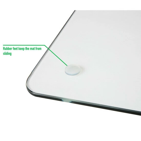 Outlet ⌛ Mind Reader Tempered Reinforced Non-slip Glass Desk Pad ✔️ 7 Outlet ⌛ Mind Reader Tempered Reinforced Non-slip Glass Desk Pad ✔️ - Image 7