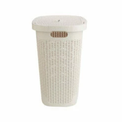 Cheapest 🎉 Mind Reader 50-Liter Laundry Hamper With Cutout Handles ❤️