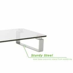 Best Sale ✨ Mind Reader Clear Glass Desktop Monitor Stand Riser 🎉 -Mind Reader Sales Store unnamed file 1282