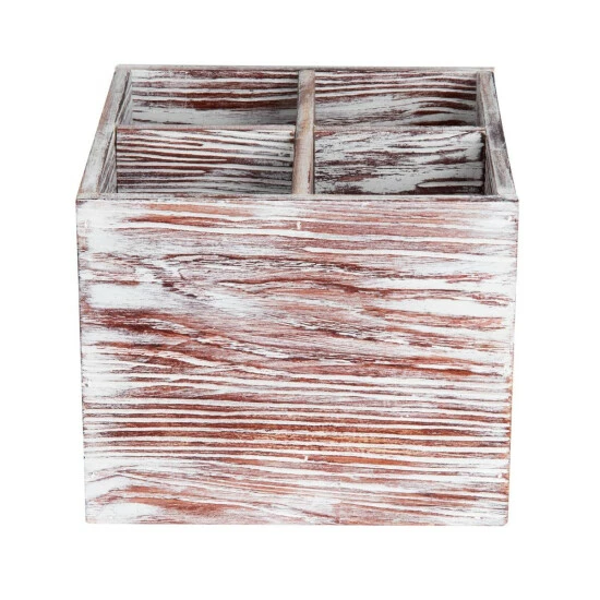 Buy π Mind Reader All-in-One Rustic Tabletop 4-Section Utensil Storage Caddy β¨ 9 Buy π Mind Reader All-in-One Rustic Tabletop 4-Section Utensil Storage Caddy β¨ - Image 9
