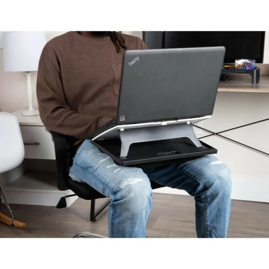 Hot Sale π Mind Reader Adjustable 8Position Laptop Desk W Cushion, Monitor Holder π 4 Hot Sale π Mind Reader Adjustable 8Position Laptop Desk W Cushion, Monitor Holder π - Image 4