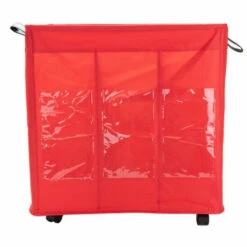 Brand new 🛒 Mind Reader 3-Section Rolling Hamper Red ❤️ -Mind Reader Sales Store unnamed file 206