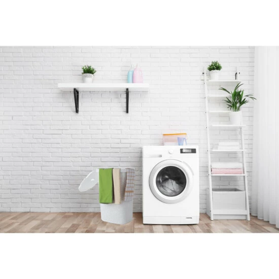 Cheap ❤️ Mind Reader Laundry Basket With Cutout Handles White ✨ 4 Cheap ❤️ Mind Reader Laundry Basket With Cutout Handles White ✨ - Image 4