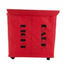Wholesale 💯 Mind Reader Double Rolling Laundry Sorter Hamper With Lid - Red 💯