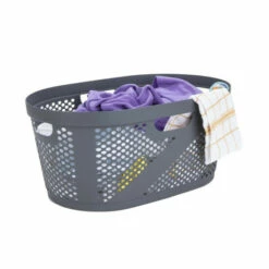 Best deal 👍 Mind Reader 40-Liter Laundry Storage Basket - White ✨ -Mind Reader Sales Store unnamed file 251