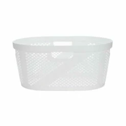 Best deal 👍 Mind Reader 40-Liter Laundry Storage Basket - White ✨ -Mind Reader Sales Store unnamed file 258
