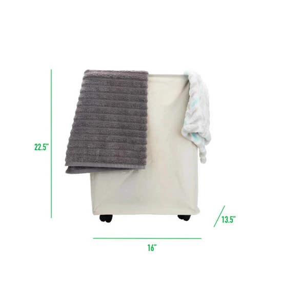 Brand new β Mind Reader 65-Liter Rolling Fabric Laundry Hamper Red π 5 Brand new β Mind Reader 65-Liter Rolling Fabric Laundry Hamper Red π - Image 5