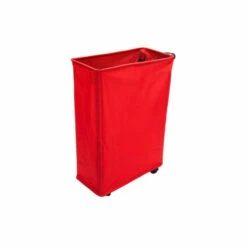 Best Pirce 🔥 Mind Reader Slim Rolling Laundry Hamper With Wheels Red 🎁