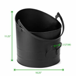 Hot Sale 🎉 Mind Reader Large Metal Fireplace Ash Bucket With Handle ✨ -Mind Reader Sales Store unnamed file 293