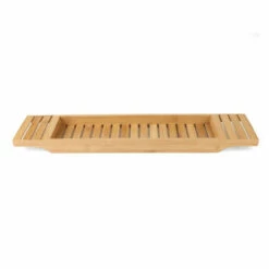 Cheapest ✨ Mind Reader Bamboo Bathtub Caddy Tray Organizer 😍