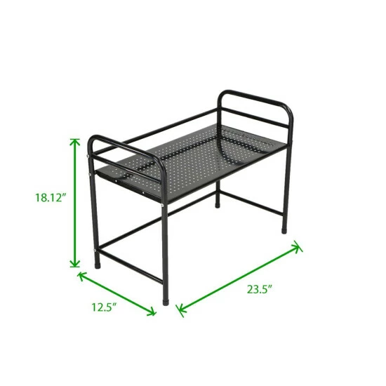 Brand new π₯ Mind Reader Metal Rack Utility Shelf/Microwave Stand With Hooks π― 6 Brand new π₯ Mind Reader Metal Rack Utility Shelf/Microwave Stand With Hooks π― - Image 6