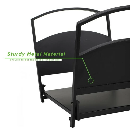 Hot Sale 𧨠Mind Reader Fireplace Firewood Storage Rack β 7 Hot Sale 𧨠Mind Reader Fireplace Firewood Storage Rack β - Image 7