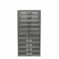 Cheap ✨ Mind Reader 10-Drawer Mesh Metal Storage Cabinet 🥰