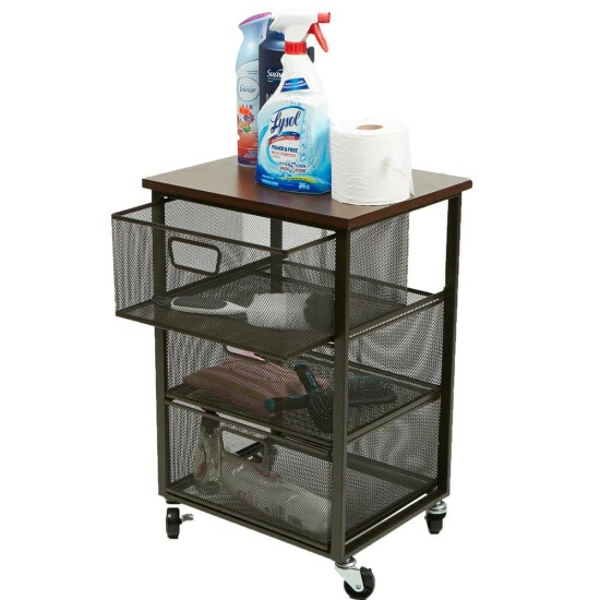 Best Sale π Mind Reader Rolling Storage Cart With 3 Drawers π― 7 Best Sale π Mind Reader Rolling Storage Cart With 3 Drawers π― - Image 7