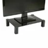 Best Pirce 💯 Mind Reader 4-Leg Glass Desktop Monitor Stand Riser - Black ⭐