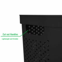 Outlet 🧨 Mind Reader 60-Liter Lightweight Plastic Laundry Hamper - White 🎉 -Mind Reader Sales Store unnamed file 48