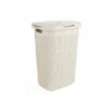 Outlet 👍 Mind Reader 60-Liter Laundry Basket With Cutout Handles Brown 🔔
