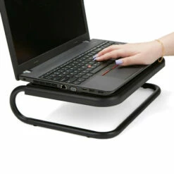 Hot Sale 👏 Mind Reader Metal Monitor Stand Riser - Black ⭐