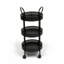 Buy 🥰 Mind Reader 3-Tier Metal Multi-Purpose Utility Cart With Wheels ✨