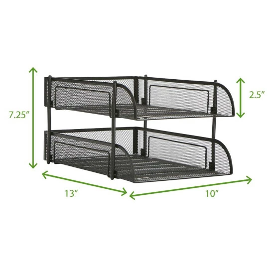 Deals π Mind Reader 2-Piece Front Loading Stackable Letter Tray π 2 Deals π Mind Reader 2-Piece Front Loading Stackable Letter Tray π - Image 2