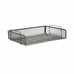 Promo 😀 Mind Reader 4-Piece Stackable Mesh Letter Tray Desk Organizer ⌛