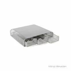 Flash Sale 💯 Mind Reader Metal Mesh Monitor Stand And Desk Organizer - Silver 💯