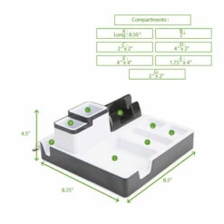 Best deal 🤩 Mind Reader Desk Organizer With USB Port Charging Station 🤩 -Mind Reader Sales Store unnamed file 683