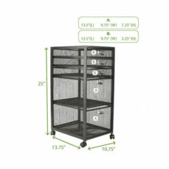 Best deal 💯 Mind Reader 5-Tiered Drawer Cabinet Rolling Mesh Office Cart 🌟 -Mind Reader Sales Store unnamed file 69
