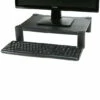 New ✔️ Mind Reader 'Guide ' Adjustable Plastic Monitor/Laptop Stand - Black ✨