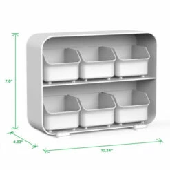 New 😉 Mind Reader 6-Drawer Tea Bag Holder Black Black ⭐ -Mind Reader Sales Store unnamed file 722
