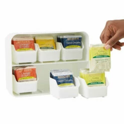 New 😉 Mind Reader 6-Drawer Tea Bag Holder Black Black ⭐ -Mind Reader Sales Store unnamed file 723
