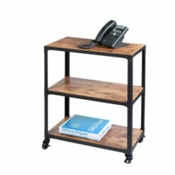 Coupon 🤩 Mind Reader 3-Tier Wood & Metal All-Purpose Utility Cart - Black/Brown ❤️ -Mind Reader Sales Store unnamed file 777