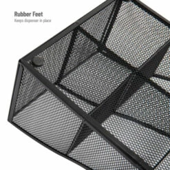 Best Sale 👍 Mind Reader Network 7 Compartment Coffee Cup And Condiment Organizer Black Black 😍