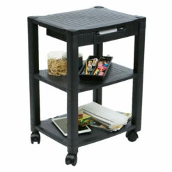 Promo 😀 Mind Reader 2-Pack Of 3-Shelf Printer Cart Stands With Wheels, Black ❤️ -Mind Reader Sales Store unnamed file 800