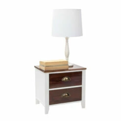 Top 10 ⭐ Mind Reader Wood Double-Drawer Nightstand / Side Table 2-Pack, White 🧨