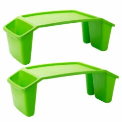 Brand new 🔥 Mind Reader Plastic Kids’ Portable Lap Desk With Side Pockets 2-Pack ⌛