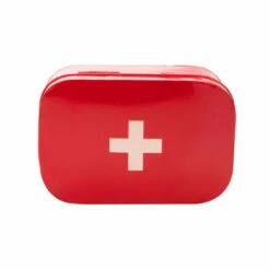 Promo 😀 Mind Reader Steel Vintage First Aid Storage Box With Buckle Clasp Red ✔️ -Mind Reader Sales Store unnamed file 868