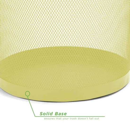 Promo π₯° Mind Reader Round Metal Garbage Waste Basket Blue π 5 Promo π₯° Mind Reader Round Metal Garbage Waste Basket Blue π - Image 5