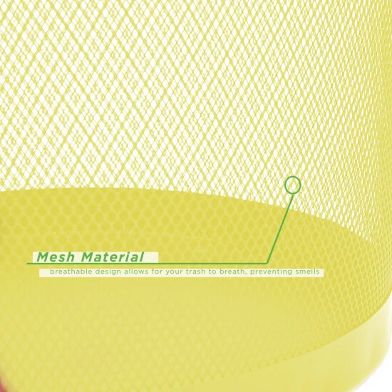 Promo π₯° Mind Reader Round Metal Garbage Waste Basket Blue π 8 Promo π₯° Mind Reader Round Metal Garbage Waste Basket Blue π - Image 8