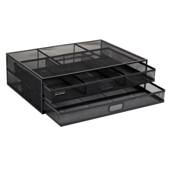 Best reviews of π Mind Reader Metal Monitor Desk Stand With 2 Organizer Drawers, Black π 1 Best reviews of π Mind Reader Metal Monitor Desk Stand With 2 Organizer Drawers, Black π