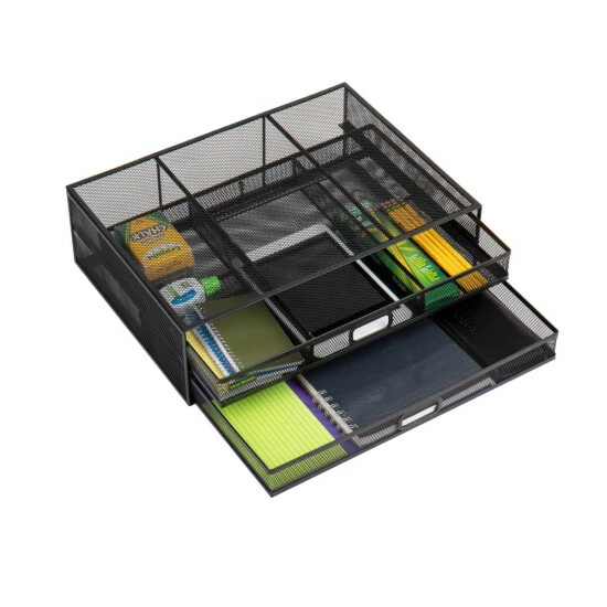 Best reviews of π Mind Reader Metal Monitor Desk Stand With 2 Organizer Drawers, Black π 2 Best reviews of π Mind Reader Metal Monitor Desk Stand With 2 Organizer Drawers, Black π - Image 2