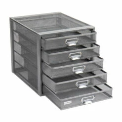 Best Pirce ✔️ Mind Reader Heavy Duty Multi-Purpose 5-Drawer Cabinet Black ❤️