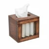 Wholesale 😍 Mind Reader Rustic Burnt Wood Tissue Holder Brown 🛒