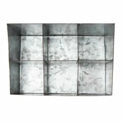 Budget 👍 Mind Reader 6-Compartment Silver Galvanized Steel Organizer 🥰 -Mind Reader Sales Store unnamed file 944